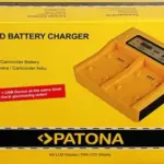 PATONA DUAL LCD USB CHARGER NIKON ENEL3 ENEL3E FNP150 BLM5