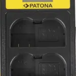 PATONA SMART DUAL LCD USB CHARGER NIKON ENEL15 ENEL15 D600 D610 D7000 D7100 D800 D8000 D800E D810 Z6 Z7