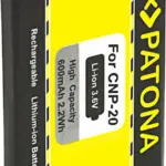 PATONA BATTERY CASIO EXZ3 Z4 Z5 S1 S2 S3 EXS70 NP20 NP20