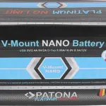 PATONA PLATINUM NANO V190 VMOUNT 189WH SONY DSR 600P 650P 652P HDW 800P PDW 850 BP150W RED ARRI