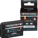 PATONA PLATINUM BATTERY WITH USBC INPUT F. CANON LPE17 EOS RP 77D 200D 750D 760D 8000D KISS X8I M3 REBEL REBEL T6I