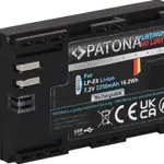 PATONA PLATINUM BATTERY WITH USBC INPUT F. CANON LPE6 LPE6 EOS 60D 70D 5D 6D 7D MARK III