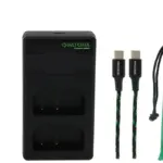 PATONA PREMIUM TWIN PERFORMANCE PD CHARGER FOR PANASONIC LUMIX DMCGH3 GH3A GH4 DMWBLF19 INCL. USBC CABLE