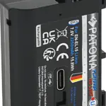PATONA PLATINUM BATTERY WITH USBC INPUT FOR NIKON 1 V1 ENEL15 ENEL15B ENEL15C ENEL 15 D7000 D800 D600 Z6 Z7
