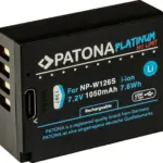 PATONA PLATINUM BATTERY WITH USBC INPUT FOR FUJI NPW126S FUJIFILM XH1 FUJIFILM XPRO3 FUJIFILM XT100
