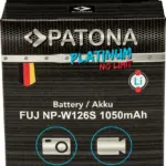 PATONA PLATINUM BATTERY WITH USBC INPUT FOR FUJI NPW126S FUJIFILM XH1 FUJIFILM XPRO3 FUJIFILM XT100