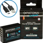 PATONA PLATINUM BATTERY WITH USBC INPUT FOR FUJI NPW126S FUJIFILM XH1 FUJIFILM XPRO3 FUJIFILM XT100