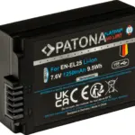 PATONA PLATINUM BATTERY WITH USBC INPUT FOR NIKON ENEL25 NIKON ZFC NIKON Z50 NIKON Z30