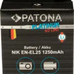 PATONA PLATINUM BATTERY WITH USBC INPUT FOR NIKON ENEL25 NIKON ZFC NIKON Z50 NIKON Z30
