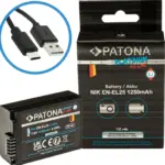 PATONA PLATINUM BATTERY WITH USBC INPUT FOR NIKON ENEL25 NIKON ZFC NIKON Z50 NIKON Z30