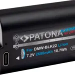PATONA PLATINUM BATTERY WITH USBC INPUT FOR PANASONIC DMWBLK22 S5 G9 GH5 GH5S