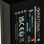 PATONA PLATINUM BATTERY WITH USBC INPUT FOR PANASONIC DMWBLC12 FZ2000 FZ300 GX8 G81 GH2