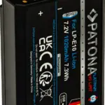 PATONA PLATINUM BATTERY WITH USBC INPUT FOR CANON LPE10 LPE10 EOS1100D EOS 1100D