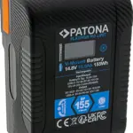 PATONA PLATINUM BATTERY VMOUNT BP155W PD65 155WH USBC USBA DTAP DCOUT HARDCASE