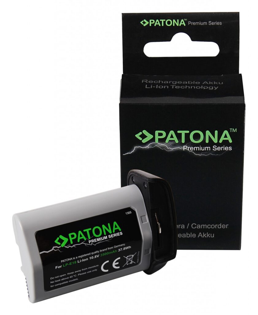 PATONA BATTERY PREMIUM CANON LPE19 EOS1DS MARK III EOS1D MARK III EOS1D MARK IV EOS1D X LGCELLS
