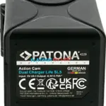 PATONA PLATINUM DUAL CHARGER BOX PER BATTEIRA PATONA ACTION CAM SL5