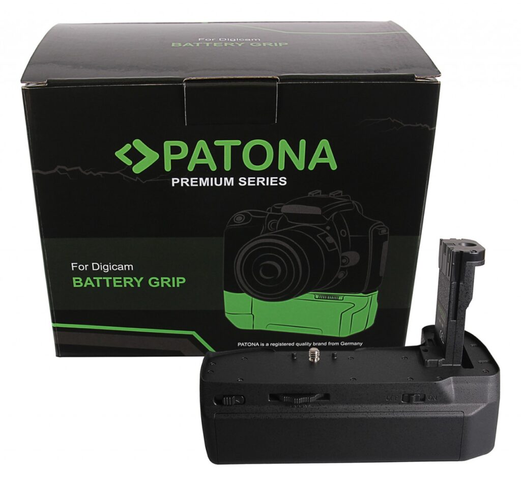 PATONA PREMIUM HANDGRIP PER BLACKMAGIC 4K 6K PER 3 BATTERIES LPE6N INCL. USB C CHARGER