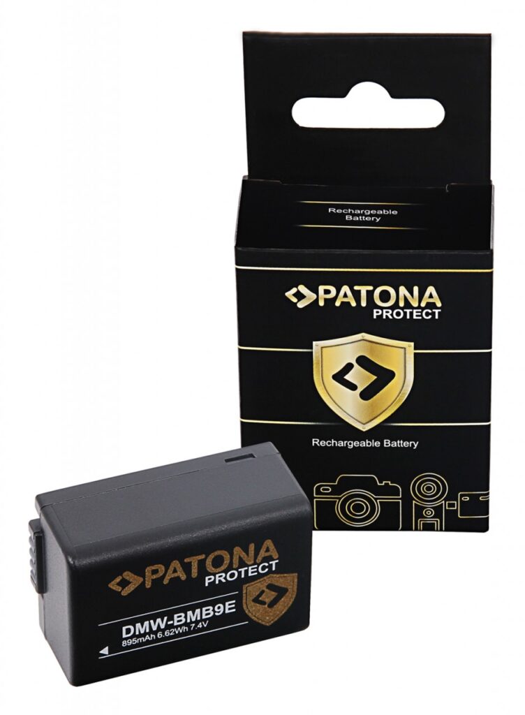 PATONA PROTECT BATTERY PANASONIC DMCFZ40 FZ45 FZ 48 FZ100 BMB9