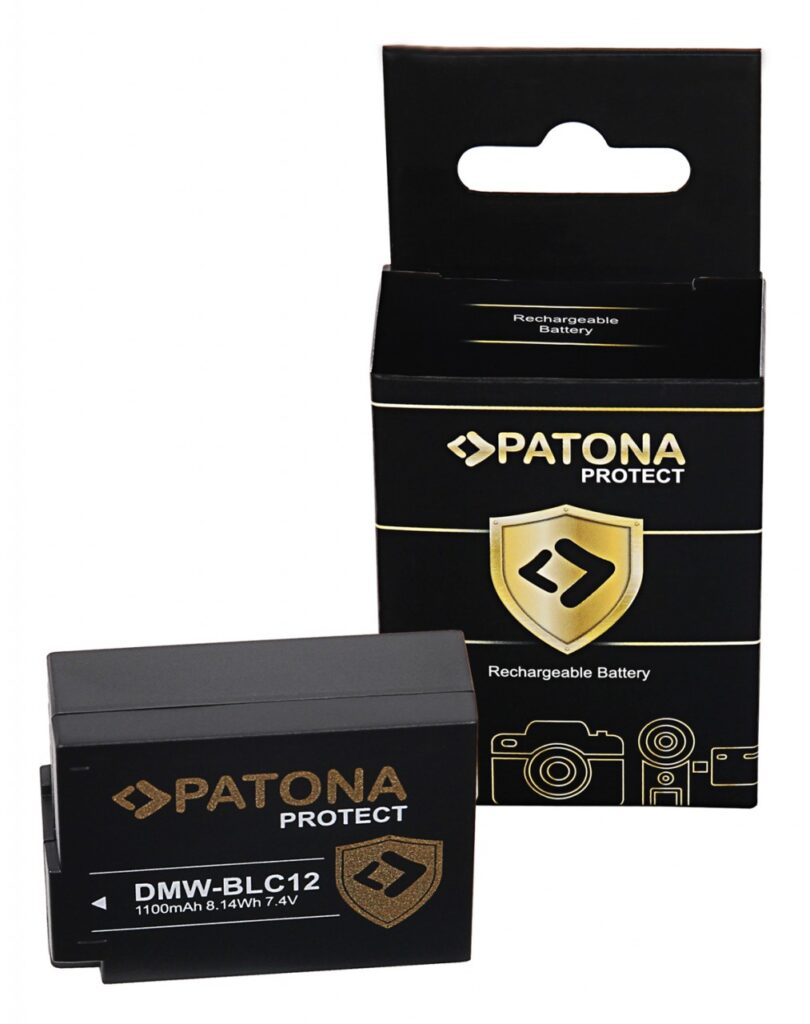 PATONA PROTECT BATTERY PANASONIC DMWBLC12 LUMIX DMC FZ200 DMC G6 G5 GH2