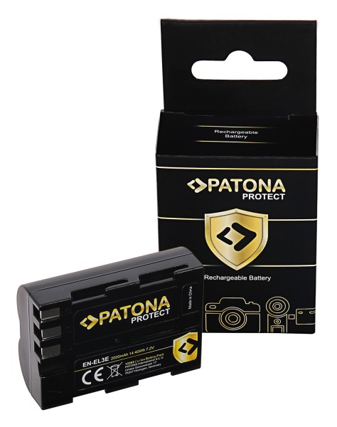 PATONA PROTECT BATTERY NIKON D700 D300 D200 D100 D80 D70 D50 ENEL3E