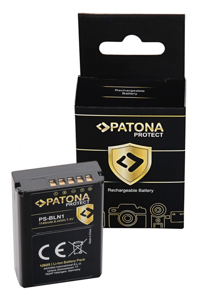 PATONA PROTECT BATTERY OLYMPUS OMD OMD EM5 STYLUS XZ2 PEN EP5 EM1 PSBLN1