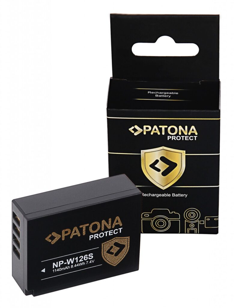 PATONA PROTECT BATTERY FUJI XT3 VPBXT3 NPW126S HS33 EXR FUJIFILM FINEPIX PRO 1 HS30