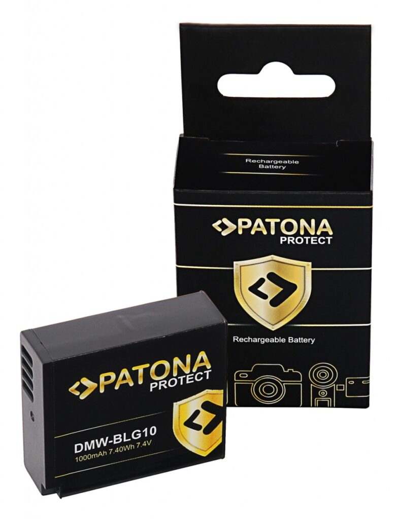 PATONA PROTECT BATTERY PANASONIC DMWBLG10 DMWBLE9 DMCGF3 DMCLX85 DMCLX100