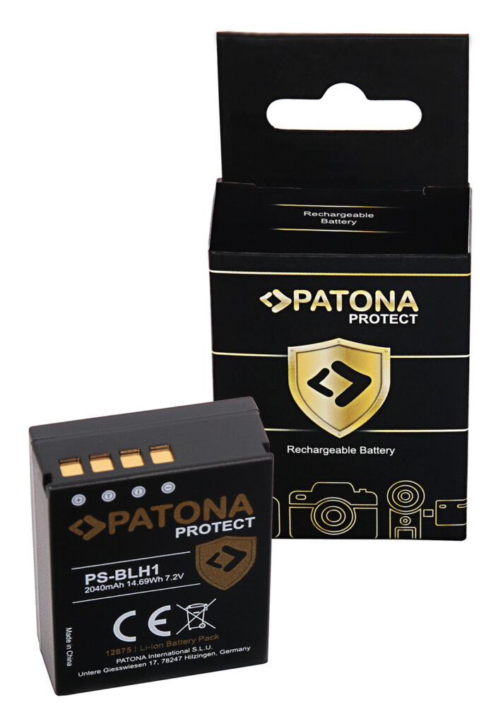 PATONA PROTECT BATTERY OLYMPUS BLH1 OMD EM1 MARK 2 EM1 MARK II BLH1 EM1X