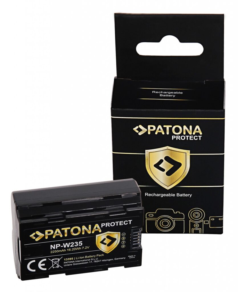 PATONA PROTECT BATTERY FUJI FINEPIX NPW235 XT4 XT4 FUJIFILM