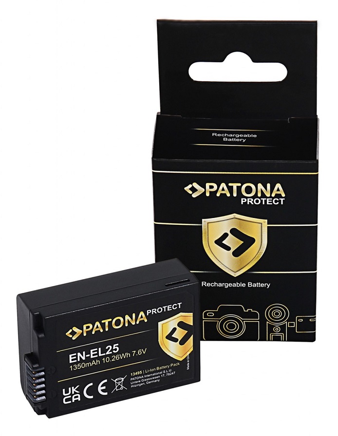 PATONA PROTECT BATTERY PER NIKON Z50 Z FC ENEL25
