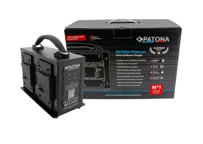 PATONA PLATINUM CHARGER BMOUNT 4CHANNEL CARICABATTERIE BMOUNT