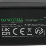 Caricabatteria Premium Twin Performance PD per Fuji NPW126