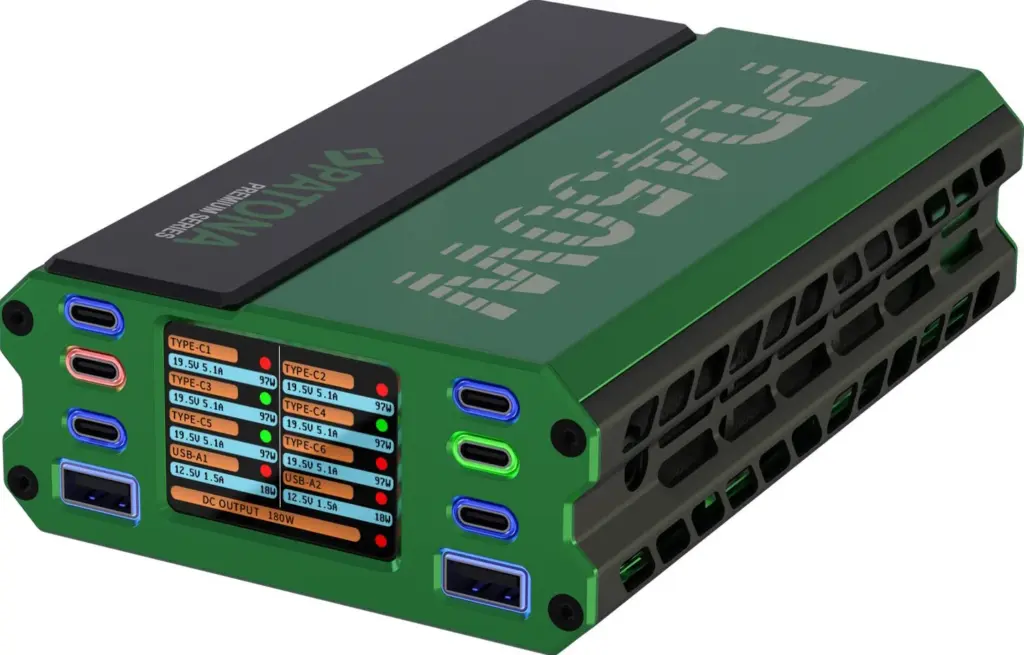 Premium PD450W Multiport Charger USBC 6 porte USBA 2 porte