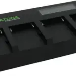 Patona Premium Caricabatterie Veloce 4 Slot per Batterie Serie Sony F