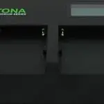 Patona Premium Caricabatterie Veloce 4 Slot per Batterie Serie Sony F