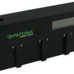 Patona Premium Caricabatterie Veloce 4 Slot per Batterie Serie Sony F