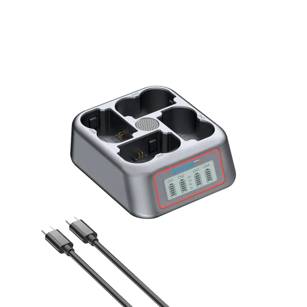 PATONA PLATINUM USBC PD QC 4PORT FAST CHARGER FOR FUJI NPW235