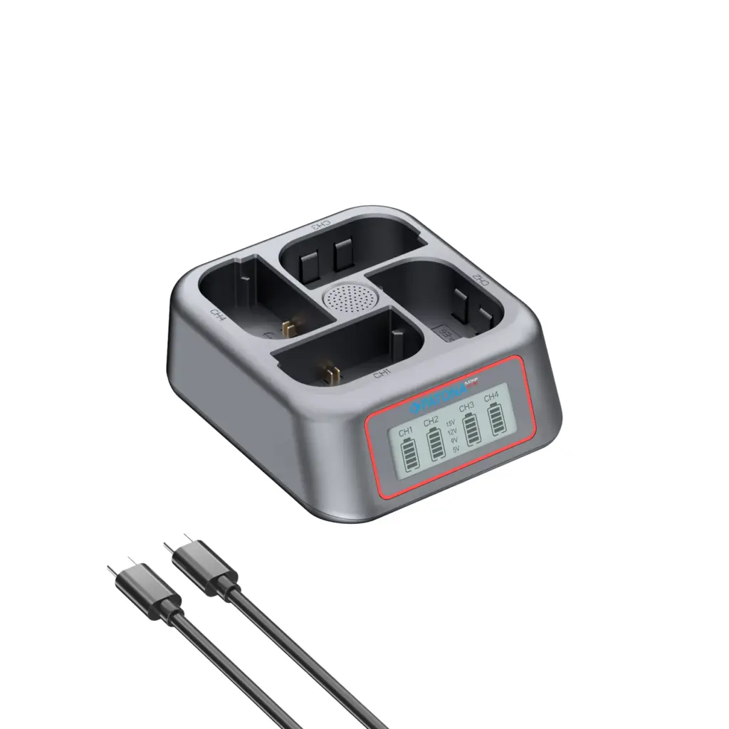 PATONA PLATINUM USBC PD QC 4PORT FAST CHARGER FOR CANON LPE6 LPE6N LPE6NJ LPE6P