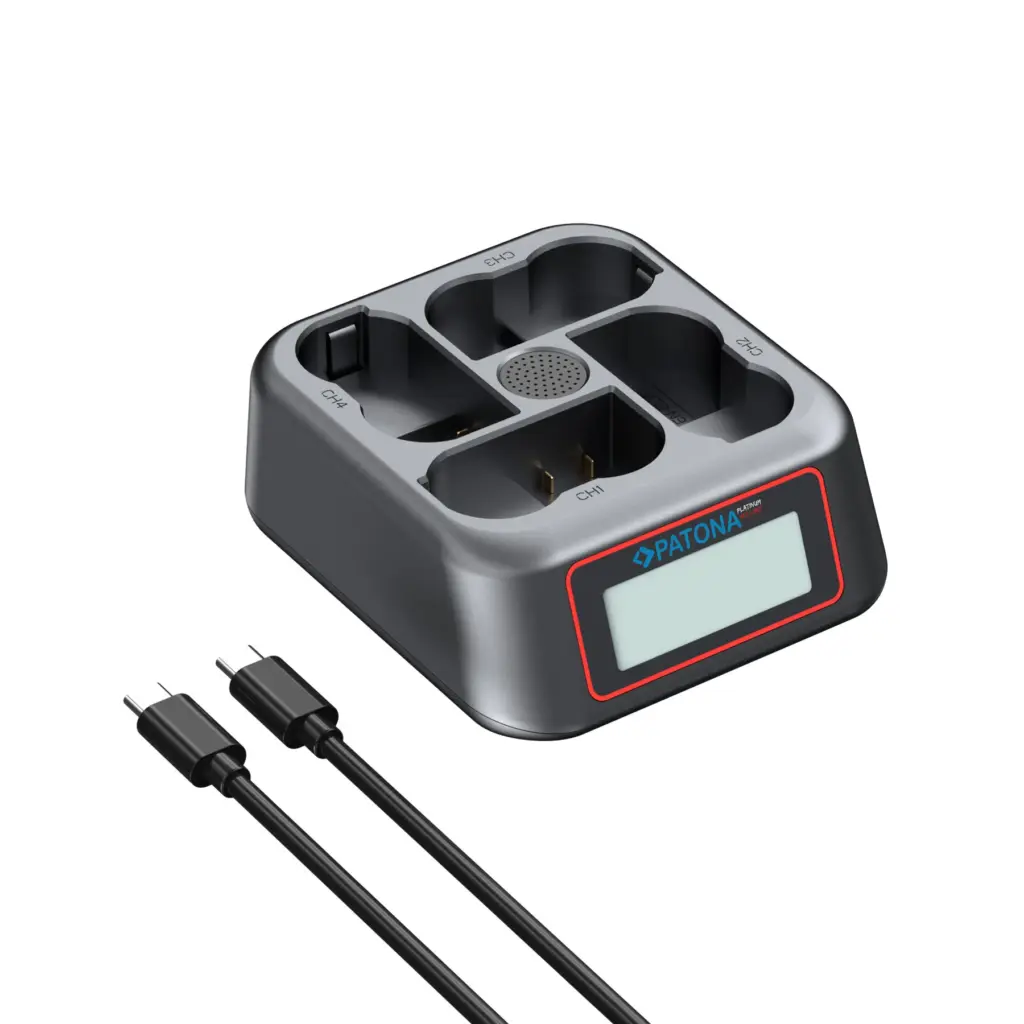 PATONA PLATINUM USBC PD QC 4PORT FAST CHARGER FOR NIKON ENEL15