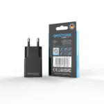 PATONA PLATINUM GAN PD20W FLAT ADAPTER BLACK 1X USBC PD3.0 QC3.0