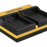 PATONA DUAL CHARGER FUJIFILM FUJI NPW126 FINEPIX HS30 EXR HS30EXR HS30EXR HS33 INCL. MICROUSB CABLE