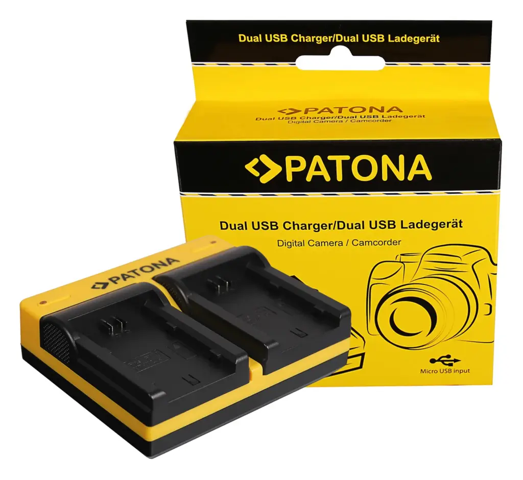 PATONA DUAL CHARGER FOR FUJI NPW235 FUJIFILM XT4 XT4