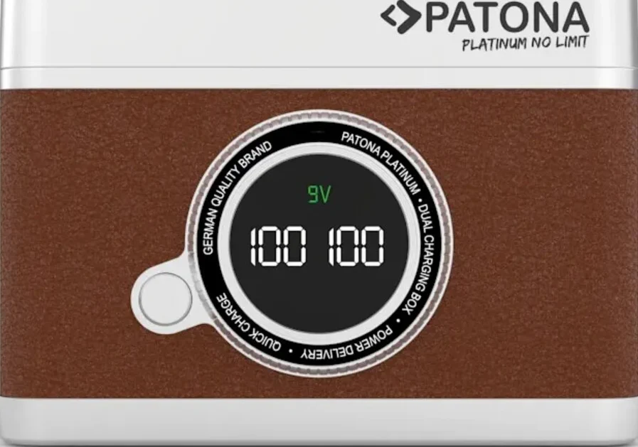 PATONA PLATINUM RETRO DUAL CHARGING CASE USBC FOR SONY NPFZ100