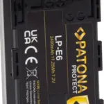 12125 Protect Batteria Canon LPE6 EOS R 7D MARK III