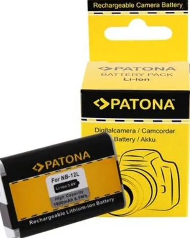 1240 Batteria per Canon NB12L Legria Mini X Vixia Mini X Powershot G1