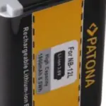 1240 Batteria per Canon NB12L Legria Mini X Vixia Mini X Powershot G1