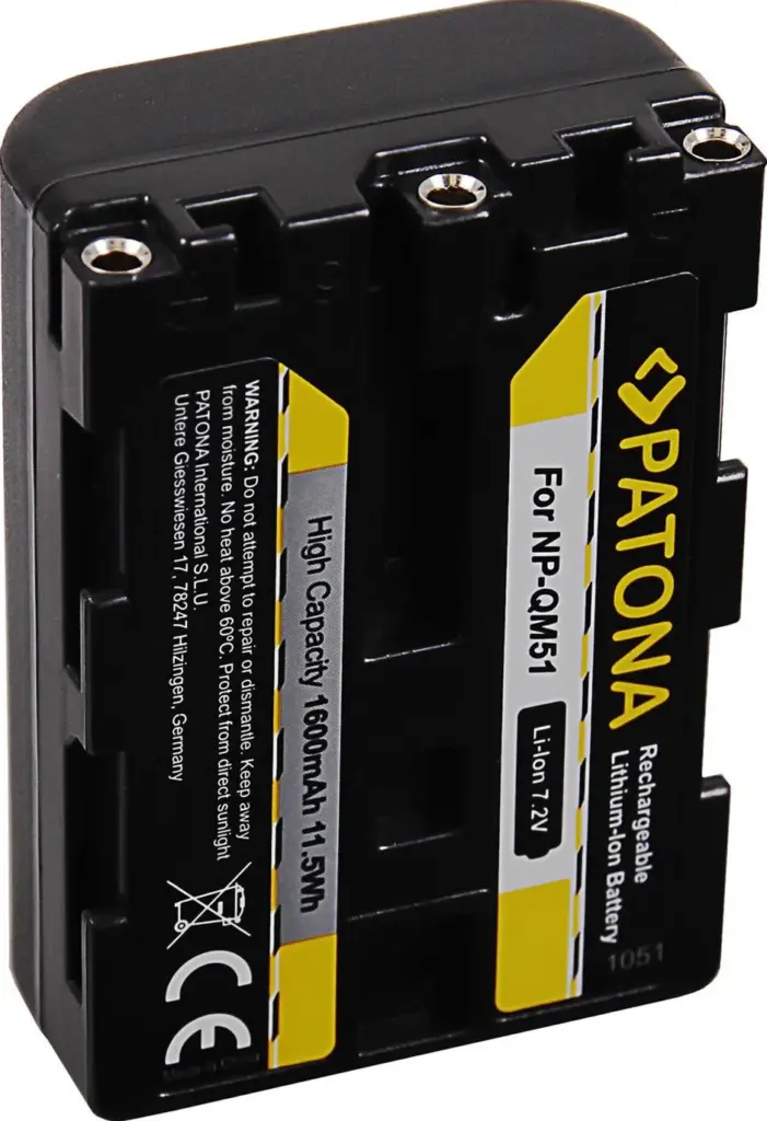 Batteria Sony NPFM55 QM51 FM50 DSLRA100