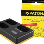 Caricabatteria TRIPLE USB per Sony NPFZ100