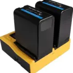 Caricabatteria LCD USB doppio per Sony BPU30 BPU60 BPU90