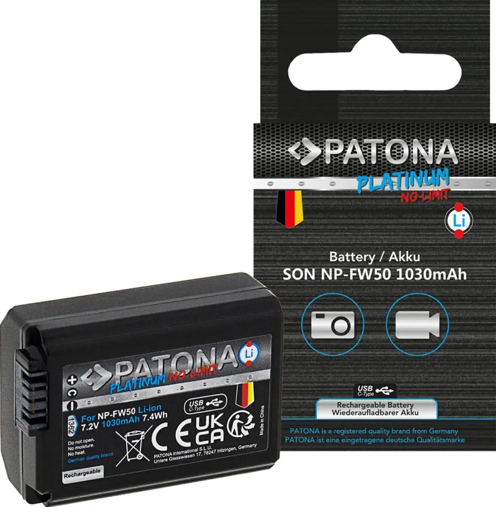 NP FW50 Platinum con USBC